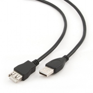 Cablu prelungitor USB 2.0 T-M 3m, Gembird CCP-USB2-AMAF-10