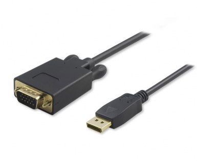 Cablu Displayport la VGA T-T 2m Negru