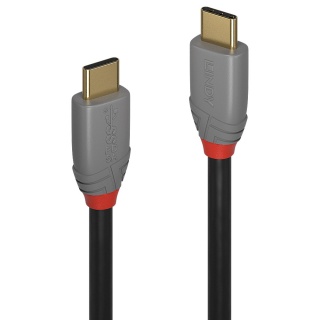 Cablu USB 3.1 tip C la tip C T-T 5A PD (Power Delivery) Anthra Line 1.5m, Lindy L36902