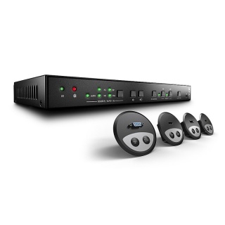 Switch HDMI / DisplayPort / VGA + audio la HDMI 4K@60Hz cu kit Table Grommet, Lindy L38282
