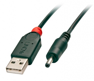 Cablu de alimentare USB la DC 3.5mm x 1.35mm 1.5m, Lindy L70266