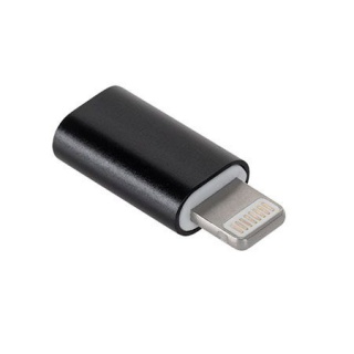 Adaptor micro USB-B la Lightning M-T Negru, ML0851B