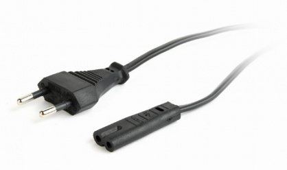 Cablu alimentare Euro la IEC C7 (casetofon) 2 pini 1.8m, Gembird PC-184-VDE