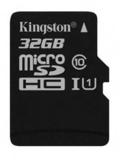 Card de memorie micro SDHC Canvas Select 32GB clasa 10, Kingston SDCS/32GBSP
