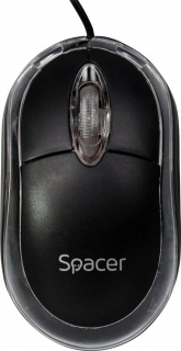  Mouse optic USB cu LED albastru, Spacer SPMO-080