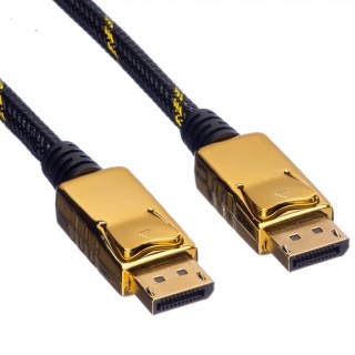 Cablu Displayport GOLD 4K v1.2 T-T 5m, Roline 11.04.5647