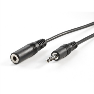 Cablu prelungitor audio jack 3.5mm T-M 2m, Value 11.99.4352