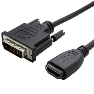 Adaptor HDMI la DVI-D 24+1 M-T 15cm, Value 12.99.3116