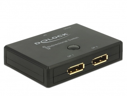 Switch Displayport 2 porturi bidirectional 4K 60 Hz, Delock 18750