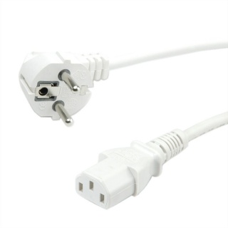 Cablu alimentare PC C13 1.8m Alb, Value 19.99.1019