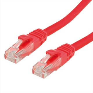 Cablu de retea UTP cat 6A 0.3m Rosu, Value 21.99.1424