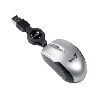 Mouse notebook USB MicroTraveler v2 Argintiu, Genius
