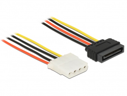 Cablu de alimentare SATA la Molex T-M 20cm, Delock 60136