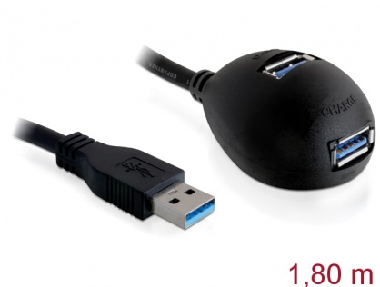 Cablu USB 3.0 docking 2 porturi 1.8m, Delock 61777