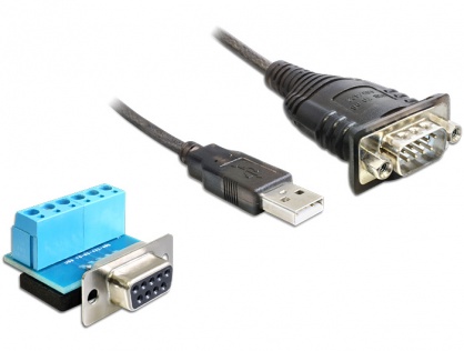 Cablu USB la Serial RS-422/485 0.8m, Delock 62406