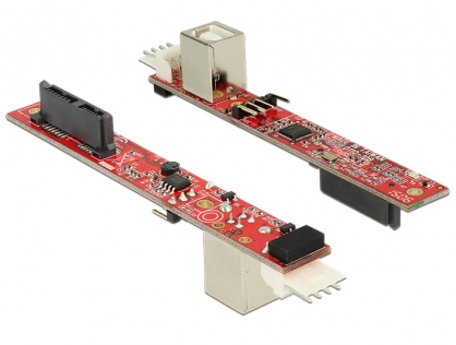 Convertor Slim SATA 13 pini la USB 2.0-B, Delock 62651
