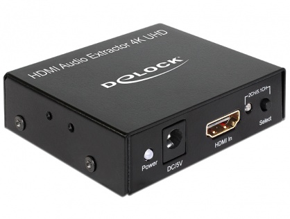 Extractor audio HDMI Stereo / 5.1 Channel 4K, Delock 62692