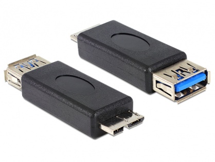 Adaptor USB 3.0 la micro USB B M-T, Delock 65183