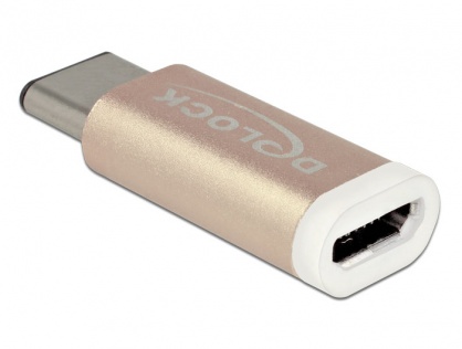 Adaptor micro USB la USB tip C 2.0 M-T, Delock 65677
