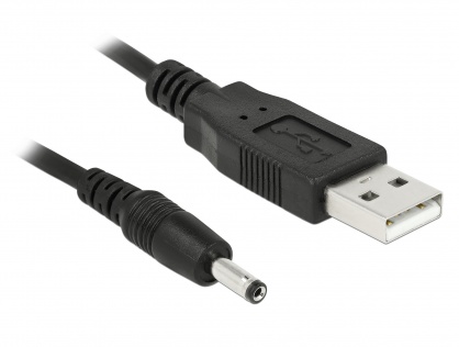 Cablu USB de alimentare DC 3.5 x 1.35mm 1.5m, Delock 82377