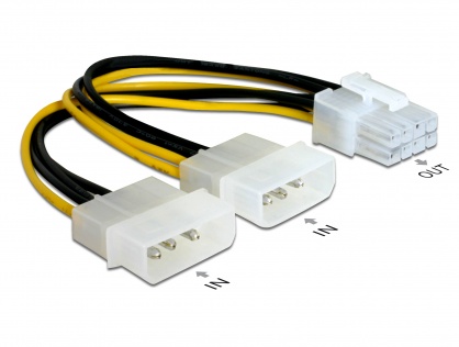 Cablu alimentare PCI Express 8 pini, Delock 82397