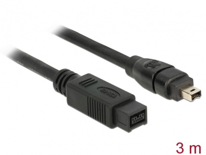 Cablu FireWire 9 pini la 4 pini 3m, Delock 82594