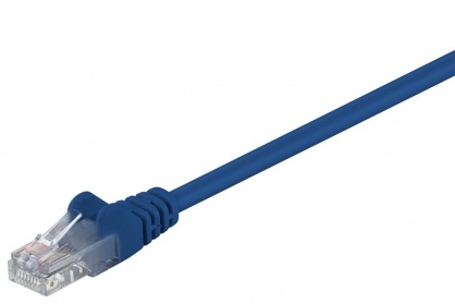 Cablu retea UTP cat 5e 0.25m Albastru, SPUTP002B