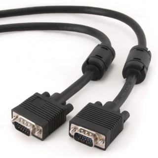Cablu VGA T-T ecranat 5m, negru, CC-PPVGA-5M-B