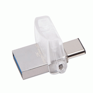 Stick USB 3.0 128GB DATA TRAVELER microDuo 3C OTG USB-A + USB-C, Kingston DTDUO3C/128GB