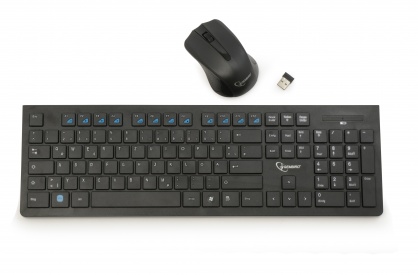 Kit wireless tastatura+mouse, Gembird KBS-WCH-01