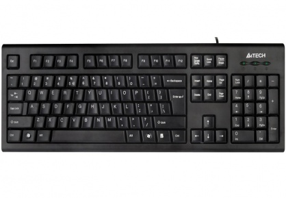 Tastatura Ergonomica USB A4TECH Comfort round, Black KRS-85-USB