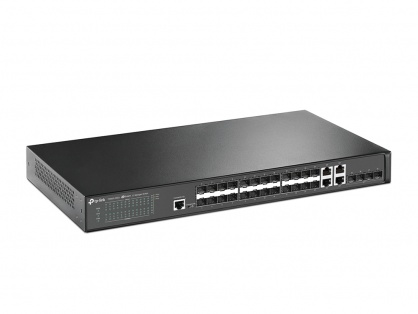 Switch JetStream 28 porturi Gigabit SFP L2 Managed, TP-LINK T2600G-28SQ