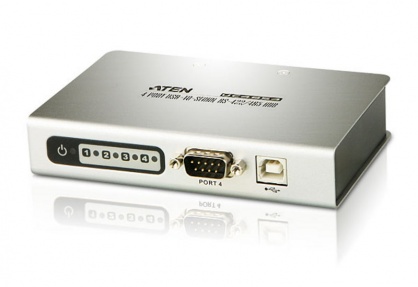 Adaptor USB la 4 x Serial RS-422/485, ATEN UC4854