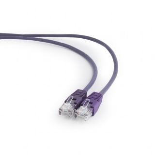 Cablu retea UTP Cat.5e 0.25m Mov, Gembird PP12-0.25M/V