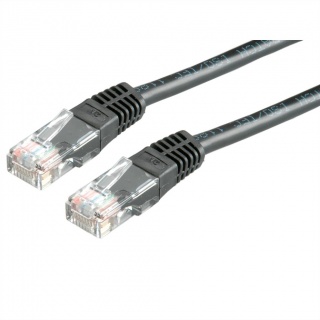 Cablu retea UTP Cat.6 negru 10m, Value 21.99.1585