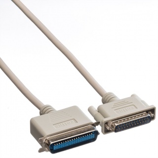 Cablu imprimanta paralel bidirectional DB25 la Centronics 9m, Roline 11.01.1090