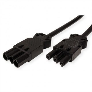 Cablu prelungitor GST18-3 pini T-M 3m negru Halogen Free, Bachmann 375.083