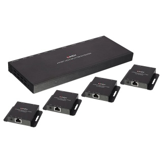 Splitter Extender 50m Cat.6 4 Port HDMI & IR with Loop Out, Lindy L38155