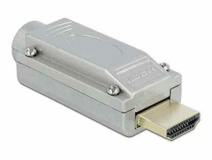 Conector HDMI la bloc terminal carcasa metalica, Delock 65201