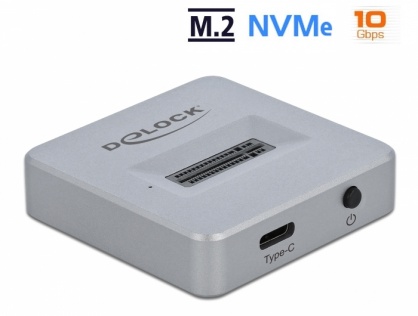 Docking station USB 3.1-C pentru SSD M.2 NVMe PCIe, Delock 64000