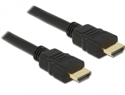 Cablu HDMI 4K cu Ethernet v1.4 T-T 25cm, Delock 83352