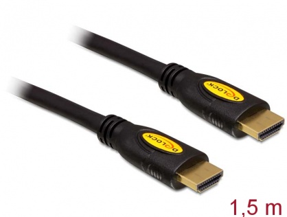 Cablu HDMI 4K cu Ethernet v1.4 T-T 1.5m, Delock 83738