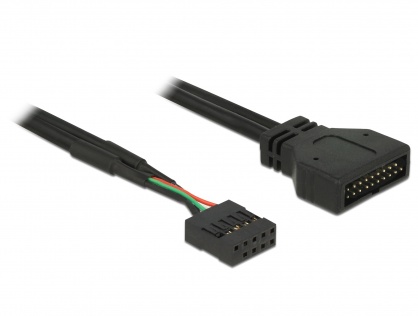 Cablu pin header USB 2.0 la USB 3.0 M-T 45cm, Delock 83776