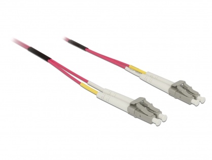 Cablu fibra optica LC- LC Multimode OM4 3m, Delock 84642
