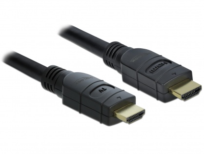 Cablu activ HDMI 4K60Hz T-T 20m Negru, Delock 85286