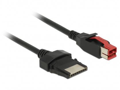 Cablu PoweredUSB 24 V la 8 pini 3m pentru POS/terminale, Delock 85479