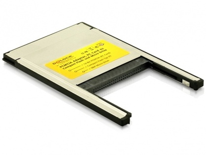 Cititor de carduri PCMCIA la Compact Flash, Delock 91052