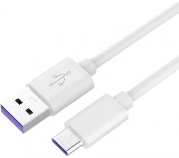 Cablu USB 2.0-C la USB-A T-T 1m 5A Alb, KU31CP1W