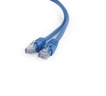 Cablu de retea RJ45 0.25m cat 6 UTP Albastru, Gembird PP6U-0.25M/B