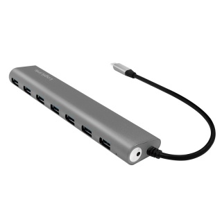 HUB carcasa metalica USB 3.1-C cu 7 porturi, Logilink UA0310
